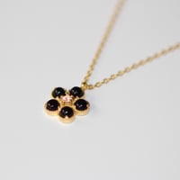 Image 2 of Black onyx daisy necklace