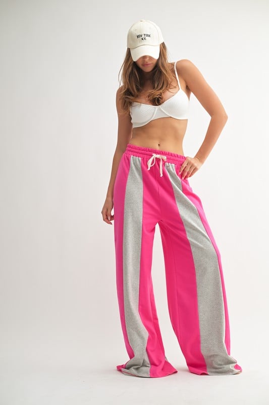 Image of Pink splash joggers 