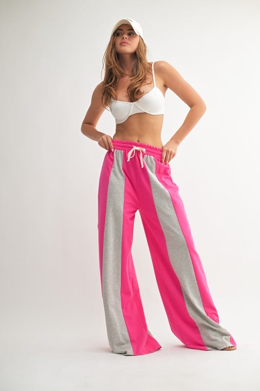 Image of Pink splash joggers 