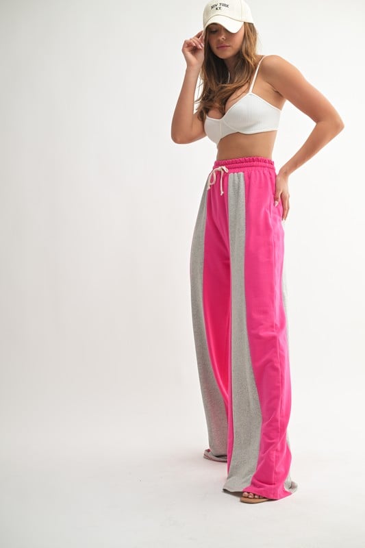 Image of Pink splash joggers 