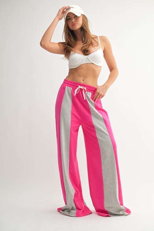 Image of Pink splash joggers 