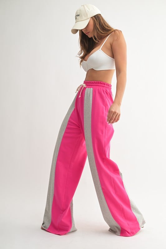 Image of Pink splash joggers 