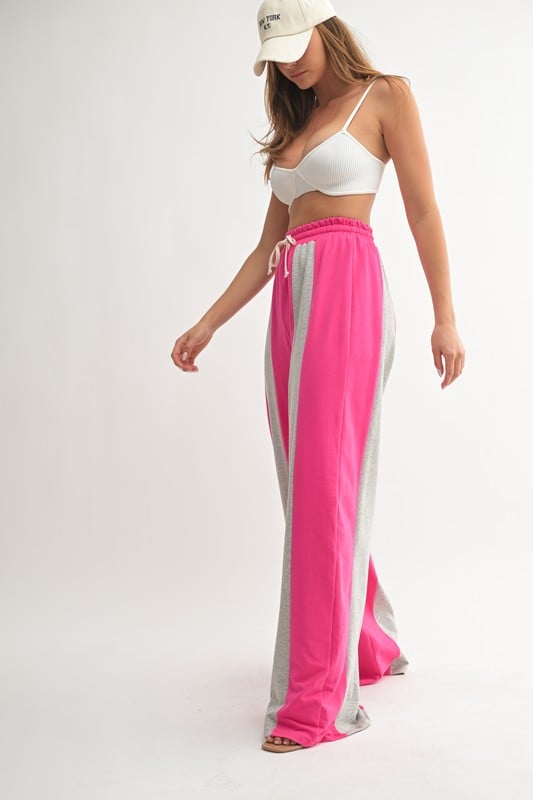 Image of Pink splash joggers 