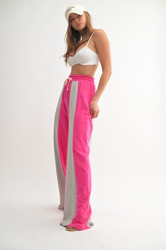 Image of Pink splash joggers 