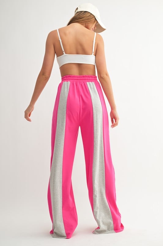 Image of Pink splash joggers 