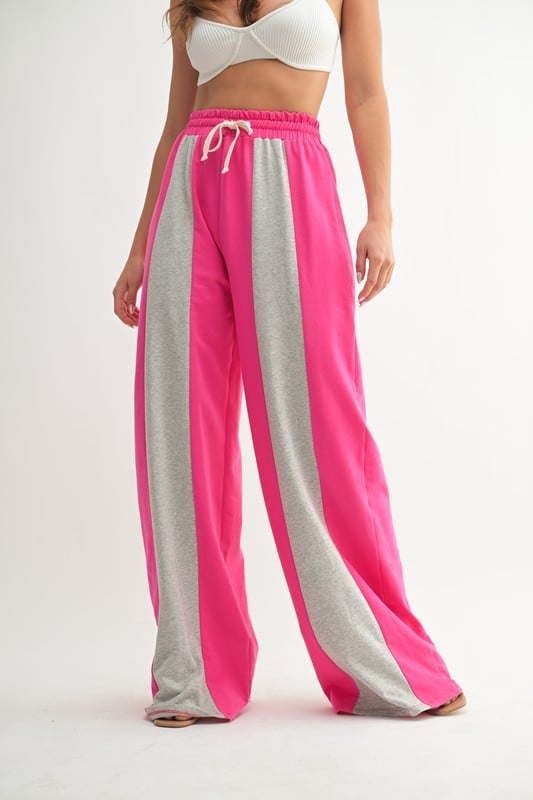 Image of Pink splash joggers 