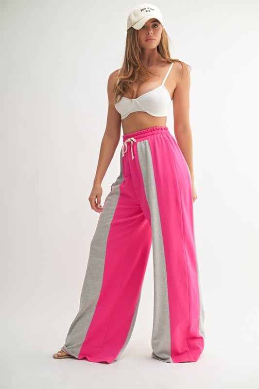 Image of Pink splash joggers 