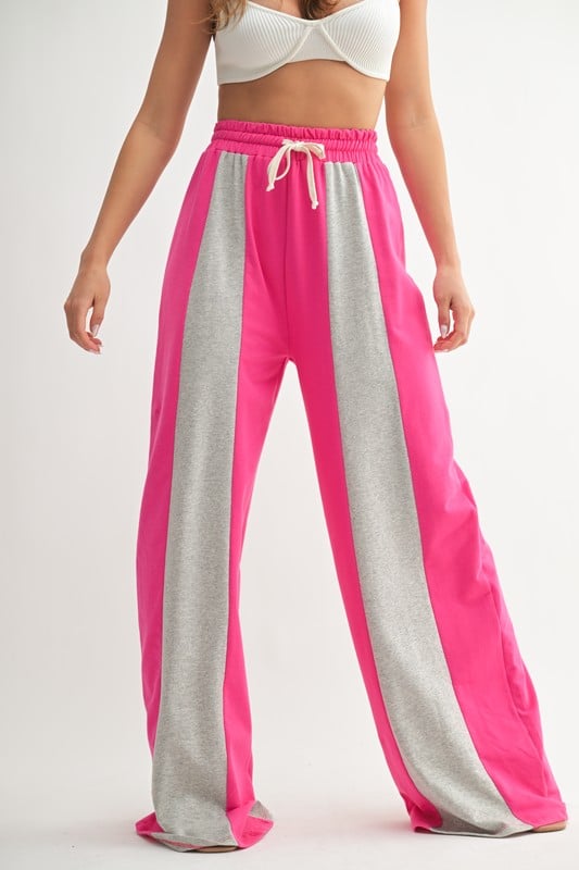 Image of Pink splash joggers 