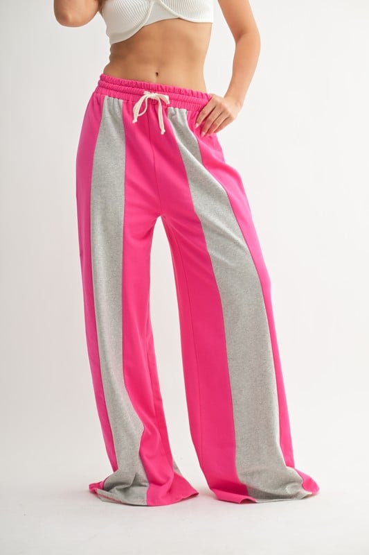 Image of Pink splash joggers 