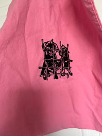 Image 4 of pink dog tote