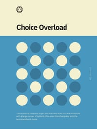 Image 1 of Choice Overload Poster
