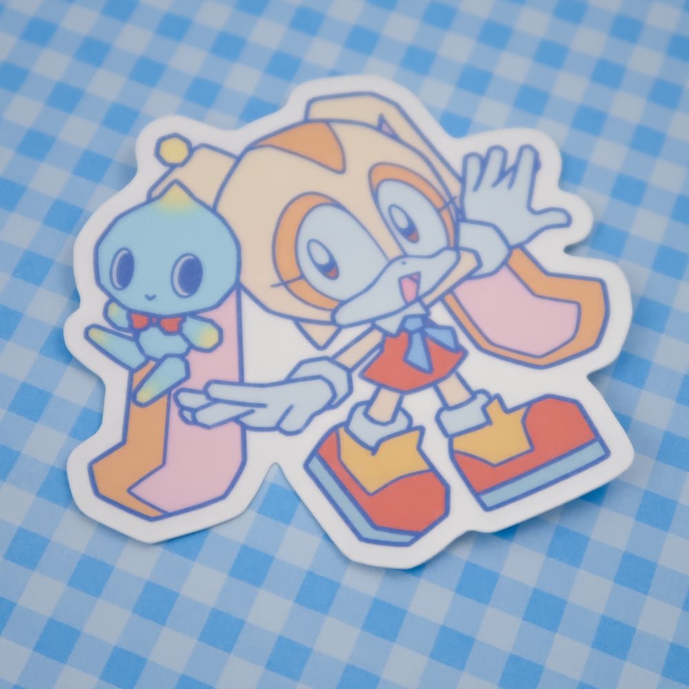 Cream and Cheese Sticker - Glitter Vinyl