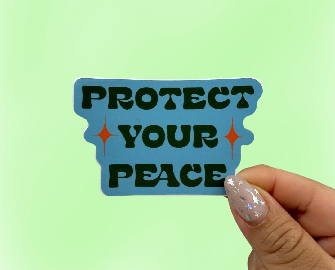 Image of Protect Your Peace Vinyl Sticker