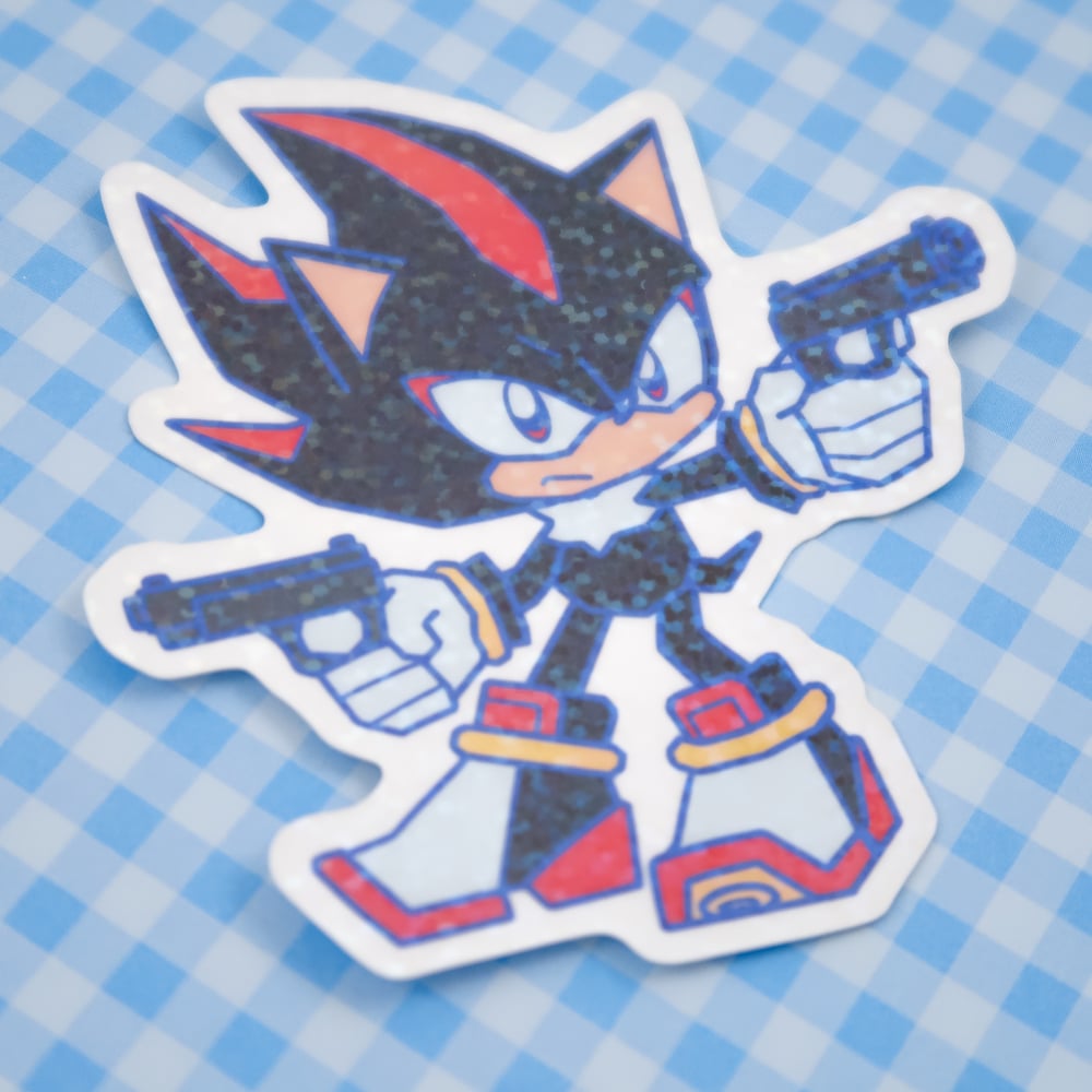 Shadow Sticker - Glitter Vinyl