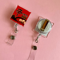 Image 3 of Instant Noodle Retractable Reel Badge