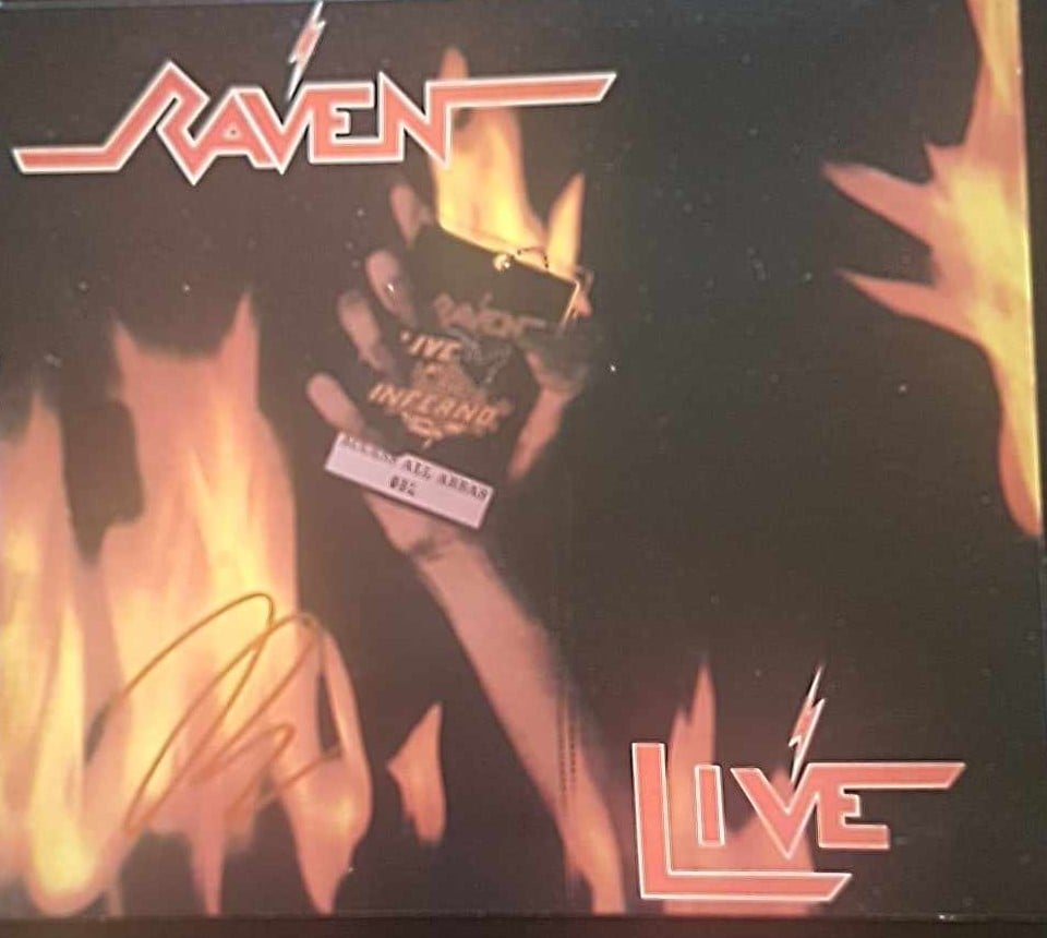 Image of RAVEN - Live At The Inferno - SIGNED CD - only 2 copies