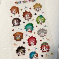 Image 2 of [YOUR TURN TO DIE] Sticker sheet