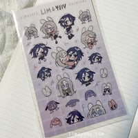 Image 1 of [LIMAYUNZ] Lim & Yun Sticker Sheet