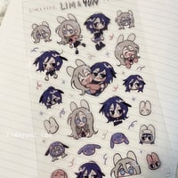 Image 2 of [LIMAYUNZ] Lim & Yun Sticker Sheet