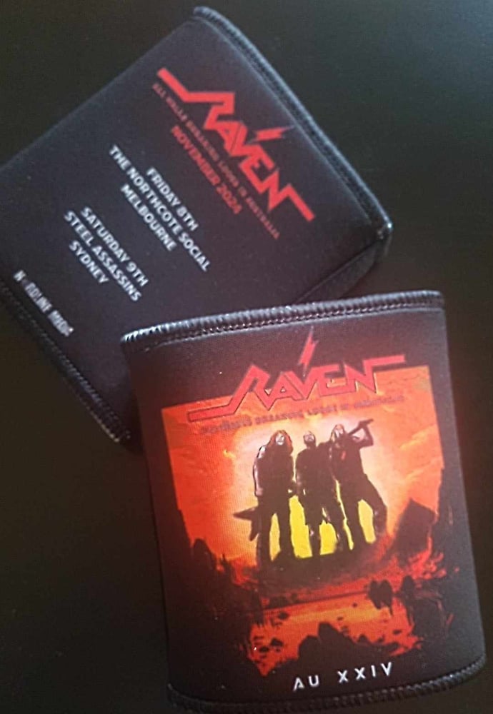 Image of RAVEN - All Hell's Breaking Loose - AUSSIE TOUR BEER COOLER