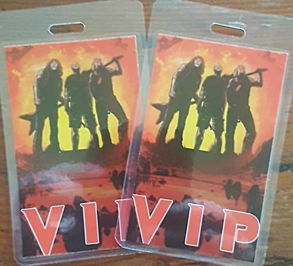 Image of RAVEN - AUSSIE TOUR VIP LAMINATE