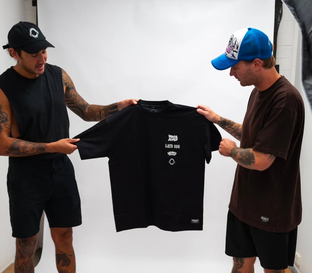 LATE 90s x Indigo Blaze x Menace Co. "UNBOUND" TEE