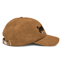 Image 4 of The Little Buddies 🐶🐱🧢 Corduroy Cap (Latte)