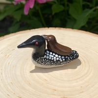 Image 2 of Loon Clay Figure