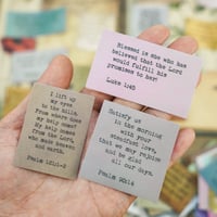 Image 2 of Retro Bible Verse Stickers, Inspirational Christian Vintage Journaling Stickers