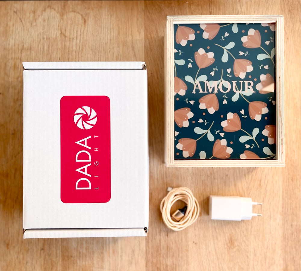 Image of Box Lumineuse - Amour - Collaboration Dadalight x Les Yeux fripons 