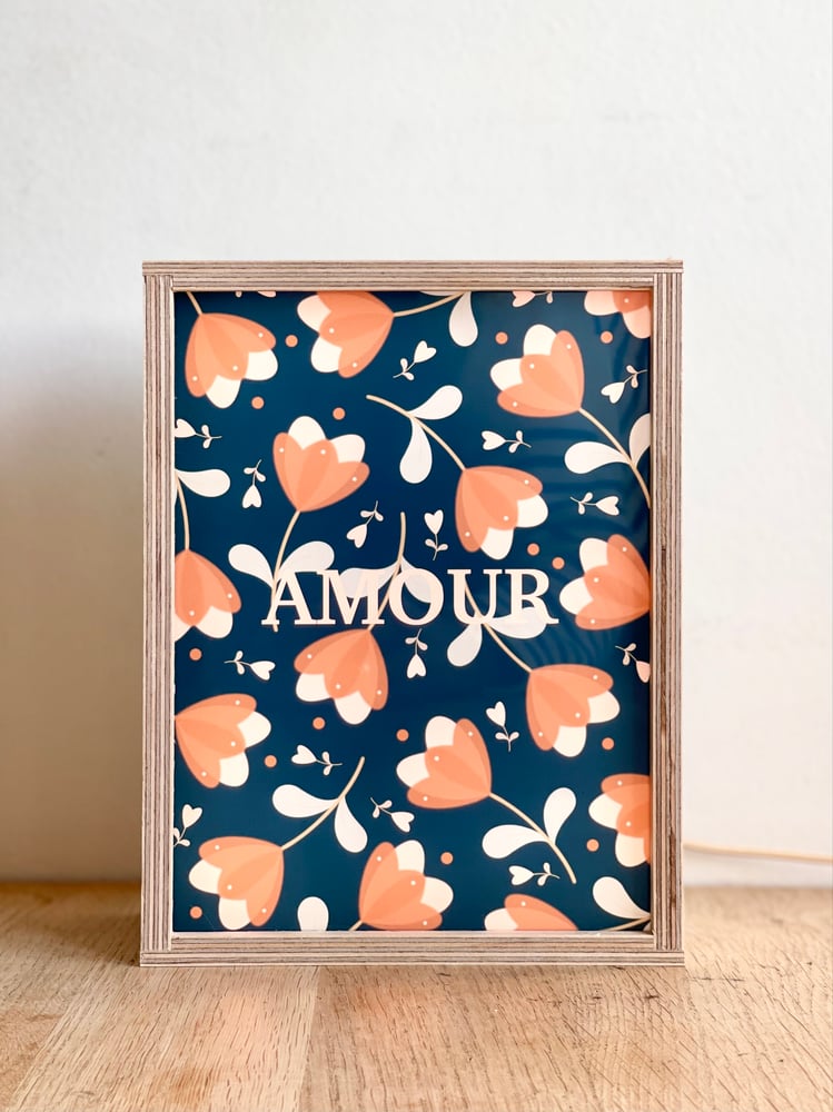 Image of Box Lumineuse - Amour - Collaboration Dadalight x Les Yeux fripons 