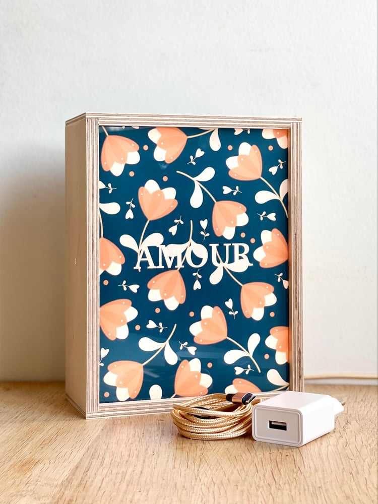 Image of Box Lumineuse - Amour - Collaboration Dadalight x Les Yeux fripons 