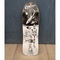 Image 2 of Confusion Dystopia - 9,5" skull shape - skateboard deck 