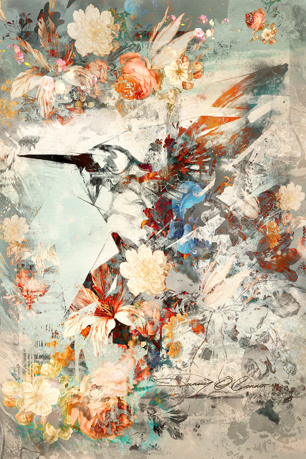 "Humming Bird" - OPEN EDT PRINT ON PAPER - FREE WORLDWIDE SHIPPING!!!