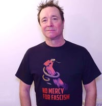 Image 1 of No Mercy for fascism T - shirt