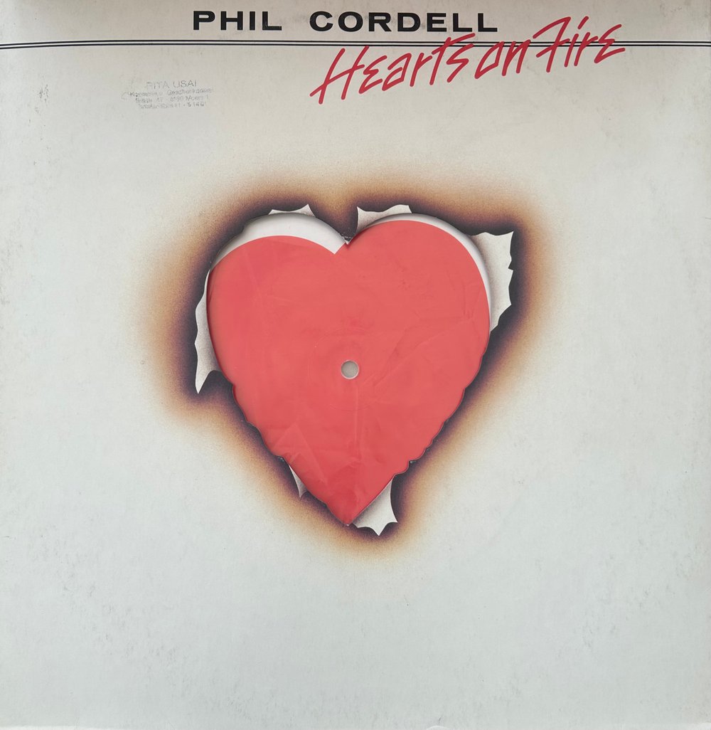 Phil Cordell – Hearts On Fire (Virgin) 12”