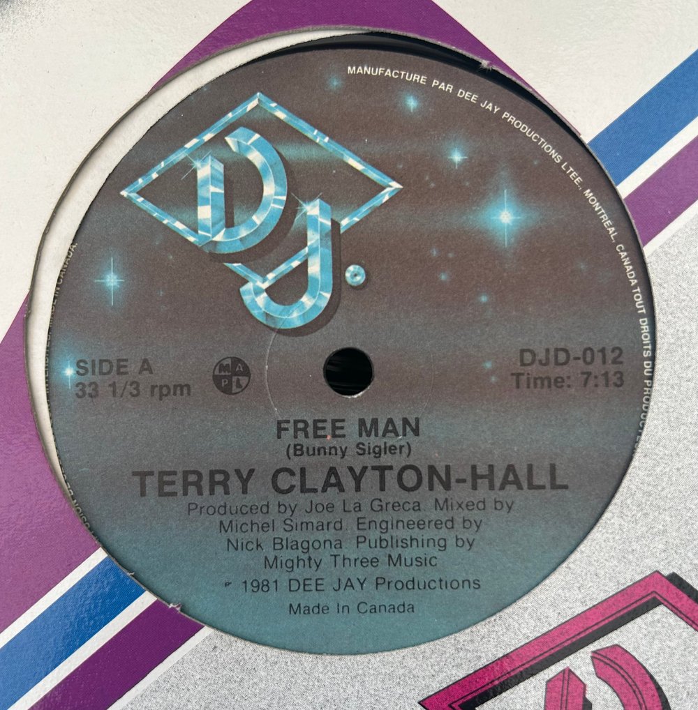 Terry Clayton-Hall – Free Man (DJ) 12”