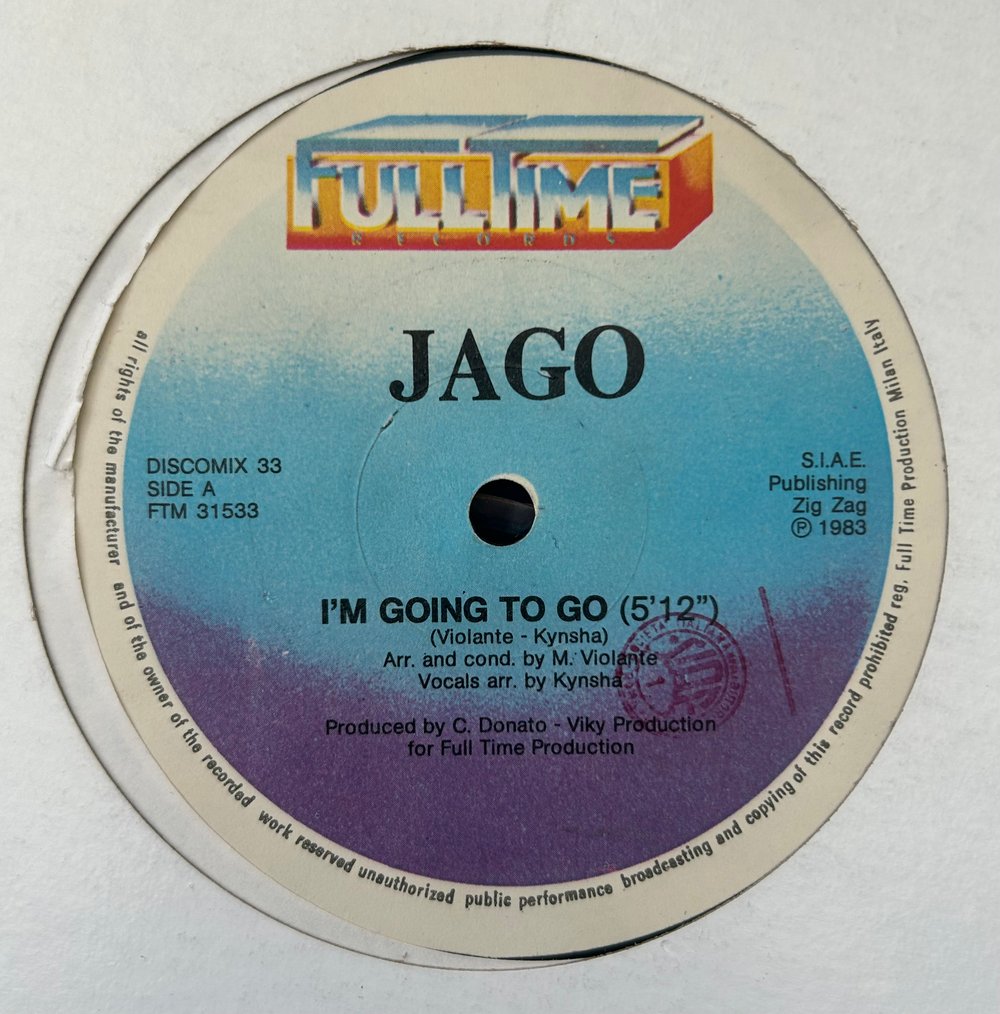 Jago – I'm Going To Go (Full Time) 12”