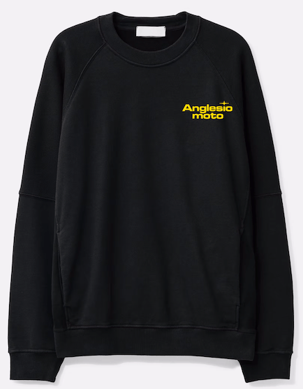 SWEAT CREWNECK BLACK & YELLOW  "APERO BECANE 2024" Image 2