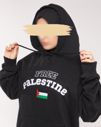 Image 2 of Free Palestine Unisex Hoodie- 100% PROFITS TO CHARITY