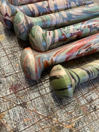 Image 3 of Hand Marbled Shaker Style Peg // sold individually 