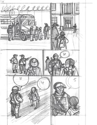 Image 2 of The Last of Us - American Dreams Issue 01 Page 04 (Preliminary Pencils) 