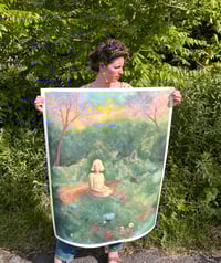 Image 2 of 'Blue Lotus' Giclée Print - Large 