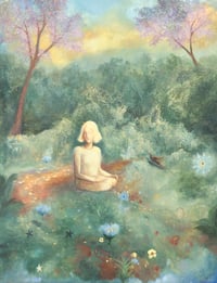 Image 1 of 'Blue Lotus' Giclée Print - Medium