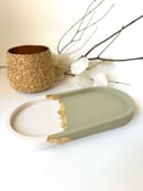 Image of Plateaux ovales dorés