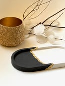 Image of Plateaux ovales dorés