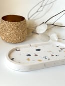 Image of Plateaux ovales dorés