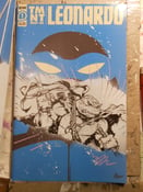 Image of ORIGINAL INK DRAWING ON COVER OF LEONARDO COMIC BOOK 