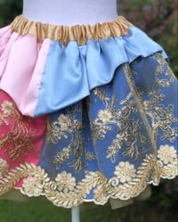 Image 3 of Gold Beaded Sequin on Mesh Aurora skirt