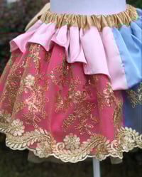 Image 4 of Gold Beaded Sequin on Mesh Aurora skirt